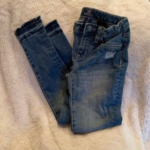 Gap girls distressed jeans